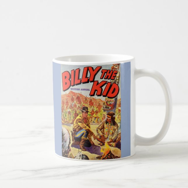 1955 Billy the Kid Western Annual cover Kaffeetasse (Rechts)