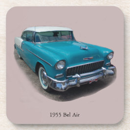 1955 Blauer/Weißer Untersetzer