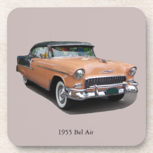 1955 braune Bel Air Getränkeuntersetzer