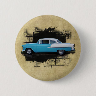 1955 Chevy Bel Air - Classic Cars - Schaltfläche Button