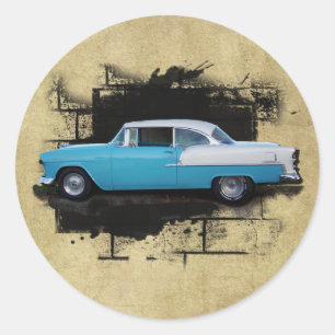 1955 Chevy Bel Air- Klassische Autos- Aufkleber