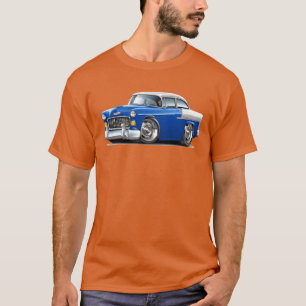 1955 Chevy Belair Blaues Auto vintage T-Shirt