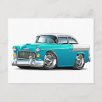 1955 Chevy Belair Türkis-Weiß Auto