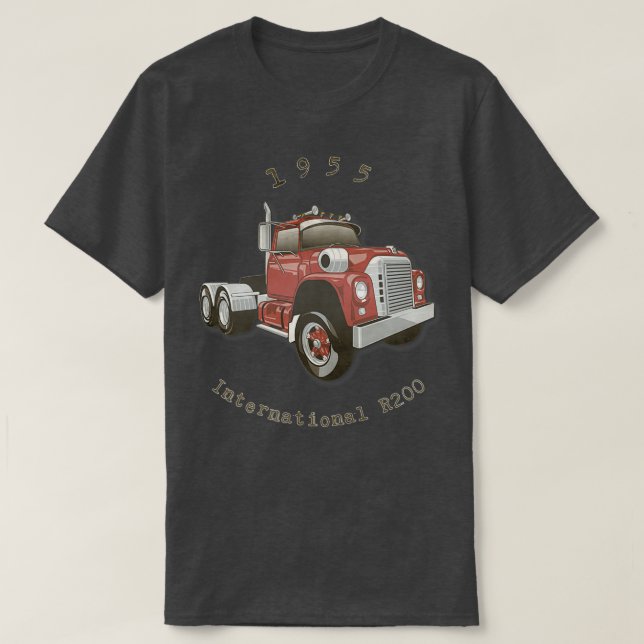 1955 Internationaler R200 Lkw T-Shirt (Design vorne)