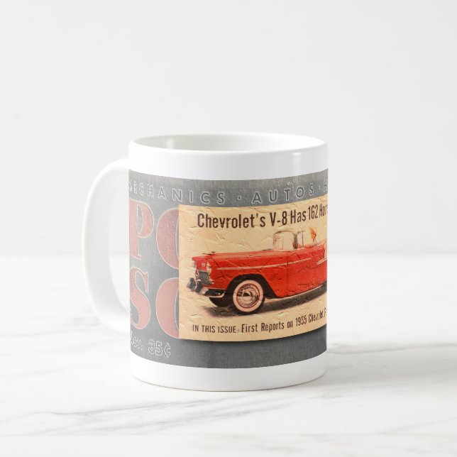 1955 KREDITDECKUNG FOTO KAFFEE TASSE (Vorderseite Links)