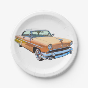 1955 Lincoln Capri Luxusauto Pappteller