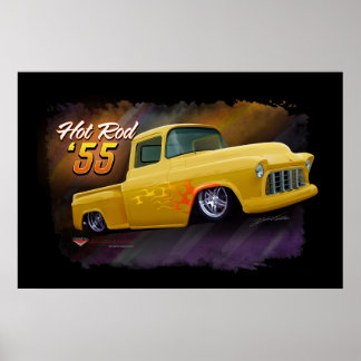 1955 LKW-Poster "Chevy" Poster