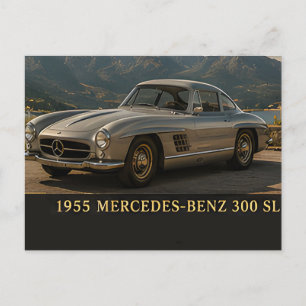 1955 Mercedes-Benz 300 SL Gullwing Klassiker Deuts Postkarte