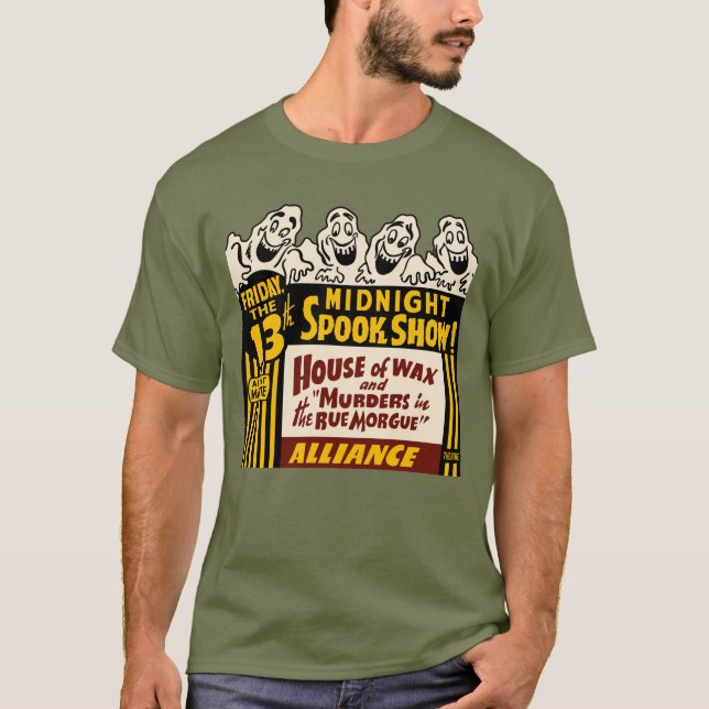 1955 - T-shirt de minuit d'exposition de spectre (Devant)