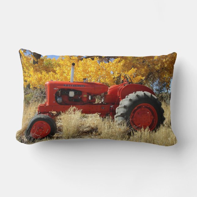 1955 WD45 Allis Chalmers Tracter Lumbar Pillow Lendenkissen (Vorderseite)