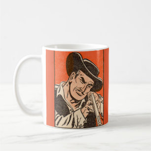 1955 Western-Bösewicht mit Gewehr von Billy the Ki Kaffeetasse