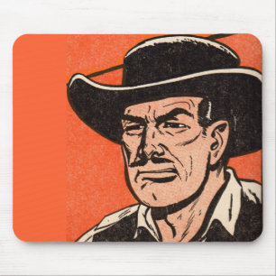 1955 Western schlechter Typ von Billy, den Kid-Com Mousepad