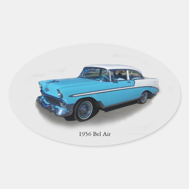 1956 Bel Air Aufkleber (Vorderseite)