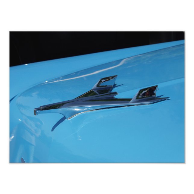 1956 Chevrolet Bel Air Hood Ornament Fotodruck (Vorne)