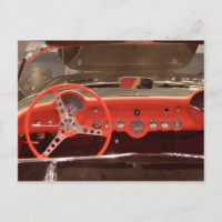1956 Chevrolet Corvette Steering Wheel and Dash