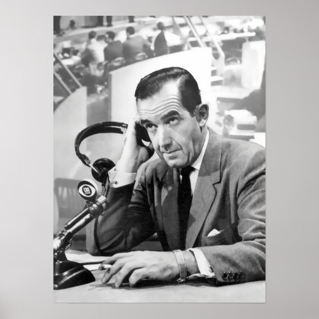 1956 EDWARD R. MURROW CBS POSTER (Vorne)