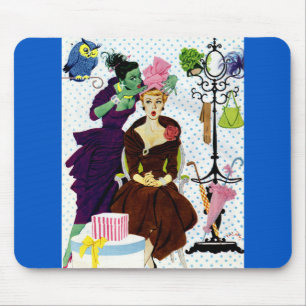 1956 flüstert Eifersucht in Glorias Ohr Mousepad