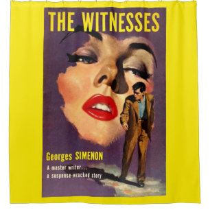 1956 Paperback-Buchcover der Zeugen Duschvorhang