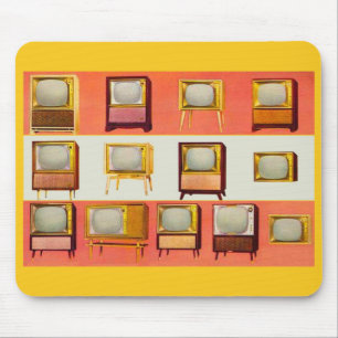 1956 television sets mousepad