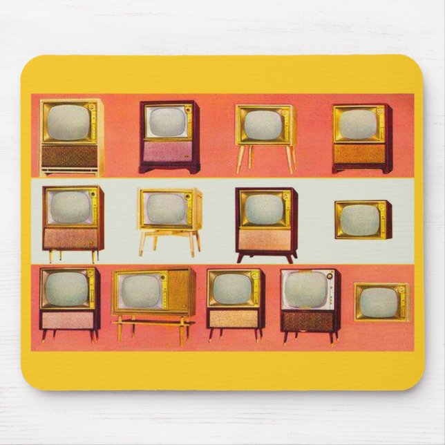 1956 television sets mousepad (Vorne)