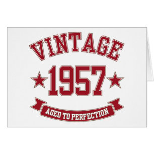 1957 Âge Vintage à la perfection
