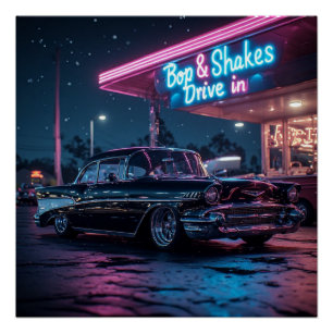 1957 Bel Air Poster