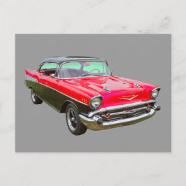 1957 Chevrolet Bel Air Classic Car Postkarte