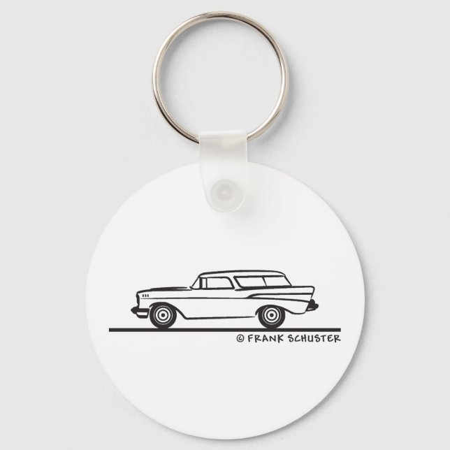 1957 Chevrolet Nomad Schlüsselanhänger (Vorderseite)