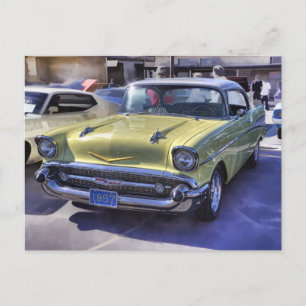 1957 CHEVROLET POSTKARTE