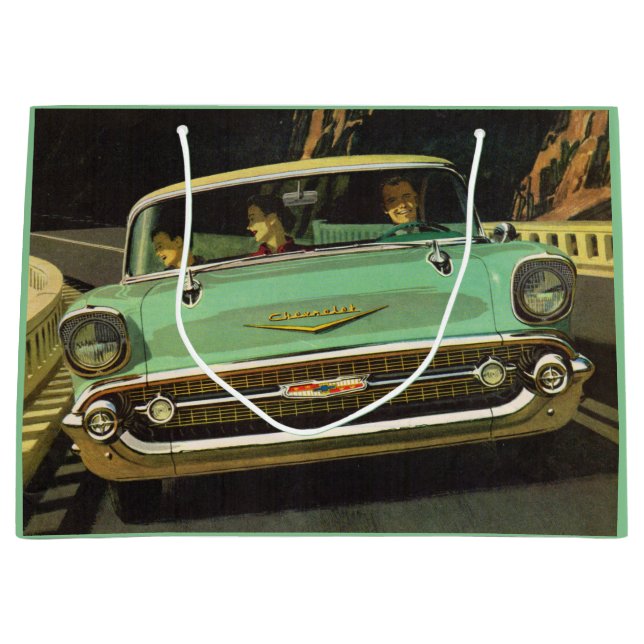 1957 Chevy Bel Air Große Geschenktüte (Vorderseite)