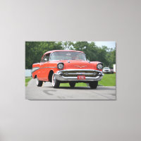 1957 Chevy Bel-Air-Leinwand