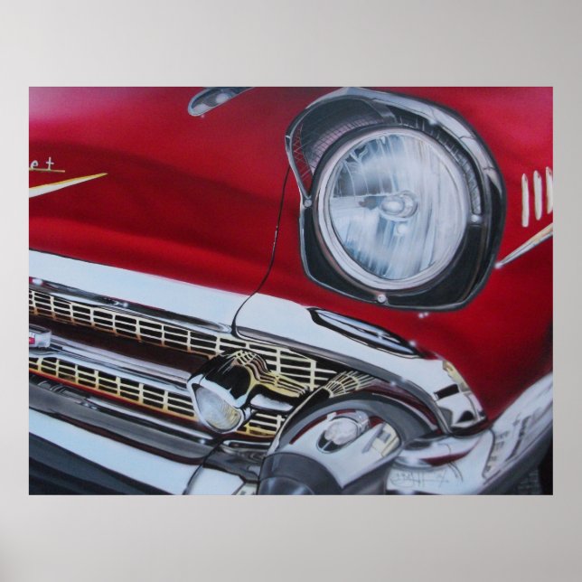 1957 Chevy Bel Air Poster (Vorne)