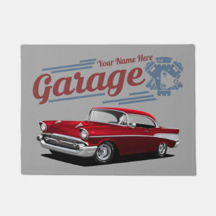 1957 Classic American Car Doormat Fußmatte