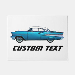 1957 Classic Chevy Bel Air Auto Auto kundenspezifi Fußmatte