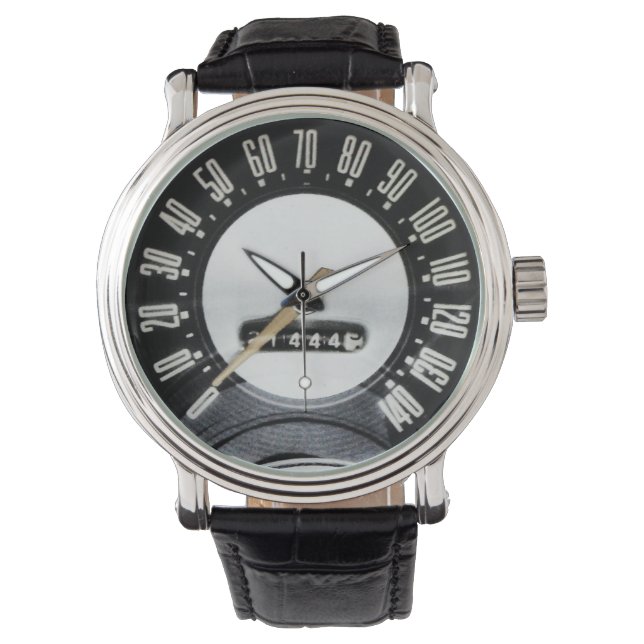 1957 Classic Sports Car Speedometer Armbanduhr (Vorderseite)