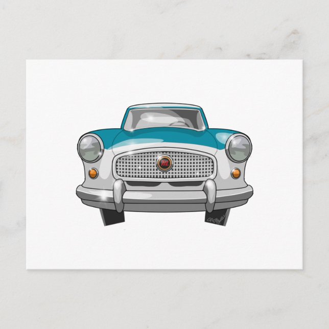 1957 Front Postkarte (Vorderseite)