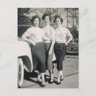 1957 GLAMOUR GIRLS #47 POSTKARTE