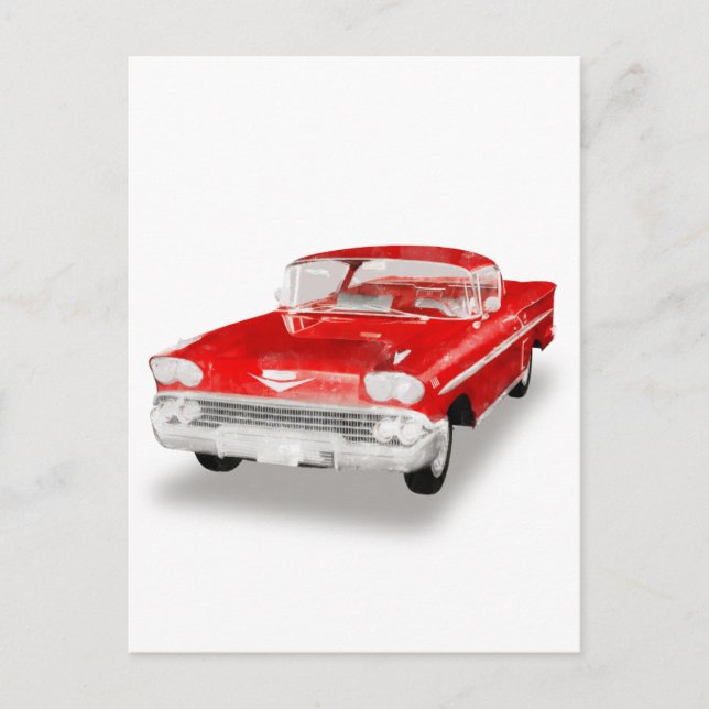 1957 Impala Postkarte (Vorderseite)