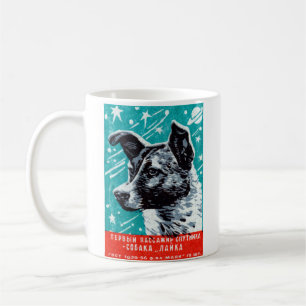 1957 Laika der Weltraumhund Kaffeetasse
