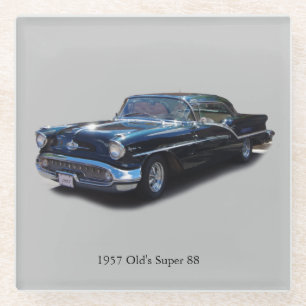 1957 Olds 88 Glas Untersetzer
