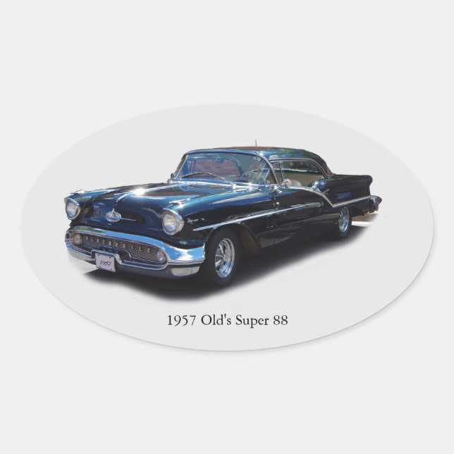1957 Olds Super 88 Aufkleber (Vorderseite)