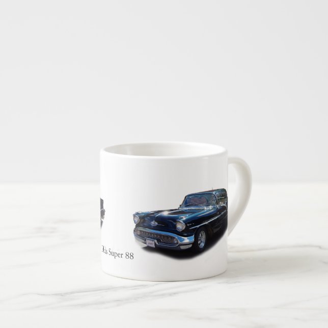 1957 Olds Super 88 Espresso-Tasse Espressotasse (Vorderseite Rechts)