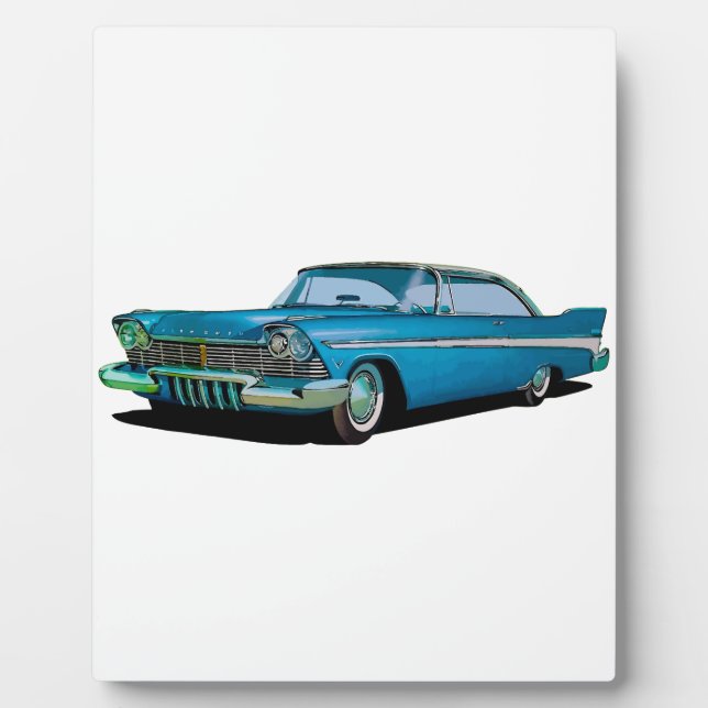 1957 Plymouth Belvedere Sport Coupe Fotoplatte (Vorderseite)