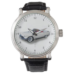 1957 Uhr für ein graues Oldtimer