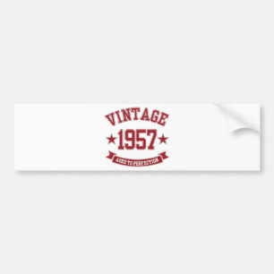 1957 Vintag bis perfekt Autoaufkleber