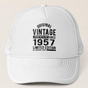 1957 Vintager Geburtstag Truckerkappe