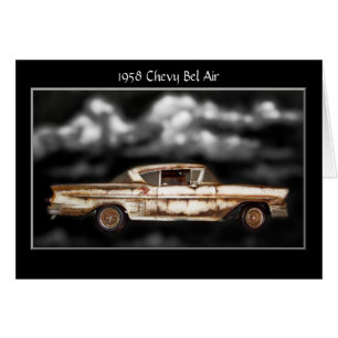 1958 Bel Air de Chevy, voiture d'entrepôt de