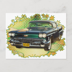 1958 CADILLAC #2 POSTKARTE