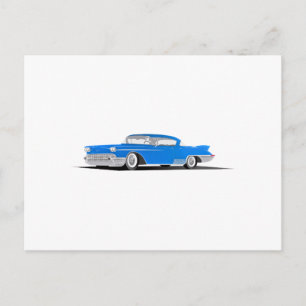 1958 Cadillac El Dorado Postkarte