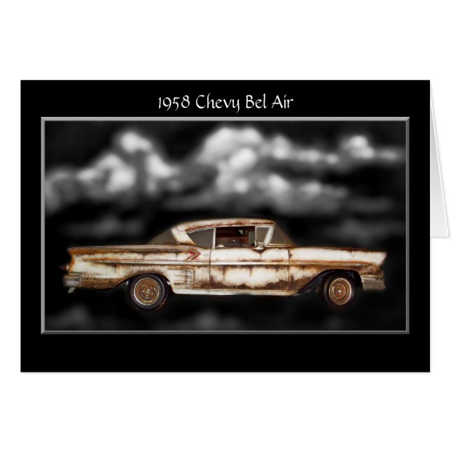 1958 Chevy Bel Air, voiture de chantier, voiture c (Devant horizontal)